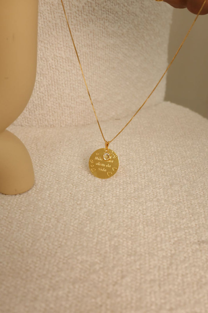 Colar Amor Além Da Vida Folheado á OURO18k