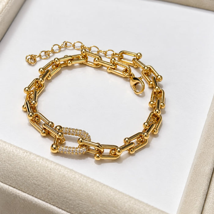 Pulseira Elos Insp Tiff Folheada