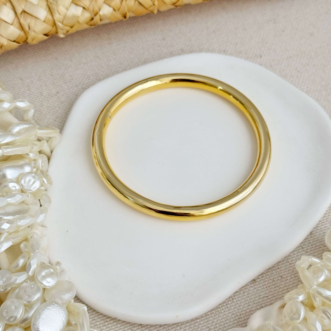 Bracelete Bold Liso Semi Joia