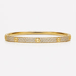 Bracelete Cart com Zircônias Cravejadas Semi Joia 1