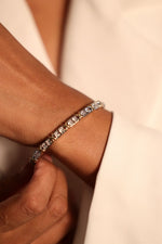 Bracelete X TIFF Mix de Banho com Zircônias Cravejadas Folheado 2