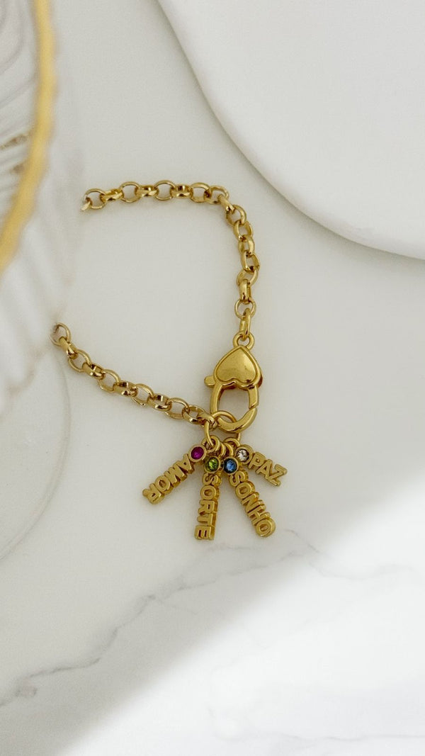 Pulseira Desejos Semi Jóia