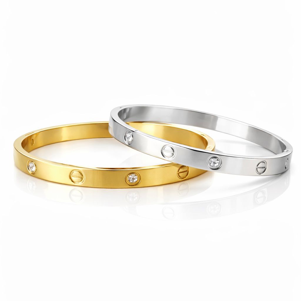Bracelete Cart com Ponto de luz Gold  Resistente à água
