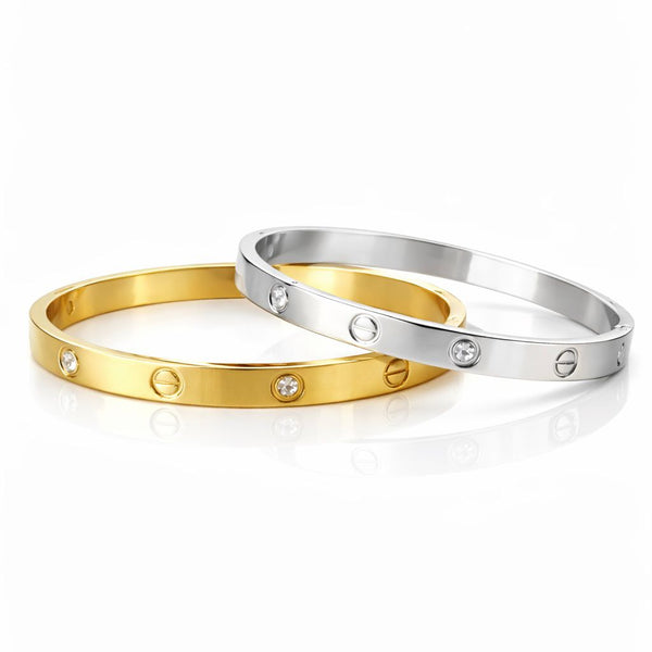Bracelete Cart com Ponto de luz Gold  Resistente à água