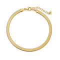 Pulseira Fita Lisa Folheada a Ouro 18K