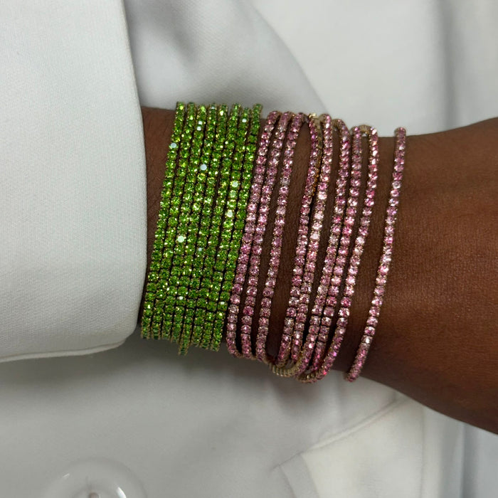 Pulseira Shine Color Stars Folheada a Ouro