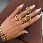Conjunto Prego Colar e Brinco Aço Inoxidável 2