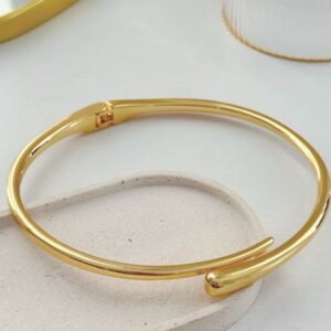 Colar Choker Aro Tubo Volta Semi Jóia - Imagem 1
