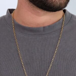 COLR237 Corrente Masculina Cart Semi Jóia - Imagem 1