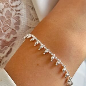 Pulseira Trabalhada Balls Folheado á PRATA 925