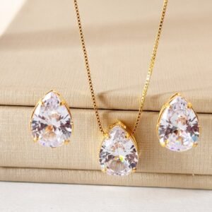 CJ01 Conjunto Gota Dourado - Imagem 1