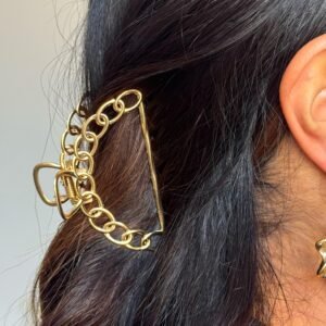 Presilha Elos Fashion Dourada ou Prateada - Imagem 1
