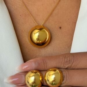 Conjunto Esferas Clássicas Semi Joia