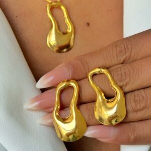 Conjunto Organic Gold Semi Joia - Imagem 1