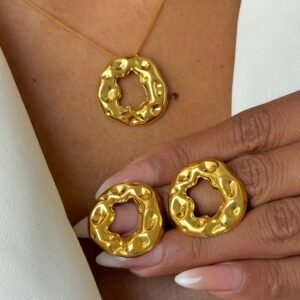 Conjunto Organic Texturizado  Semi Joia - Imagem 1