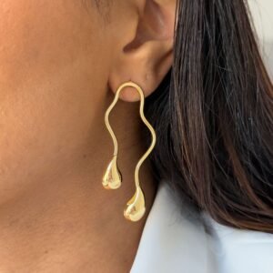 Conjunto Gota Fio Orgânico Semi Joia - Imagem 2