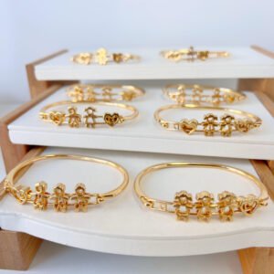 Bracelete Filhos Banhado - Imagem 2